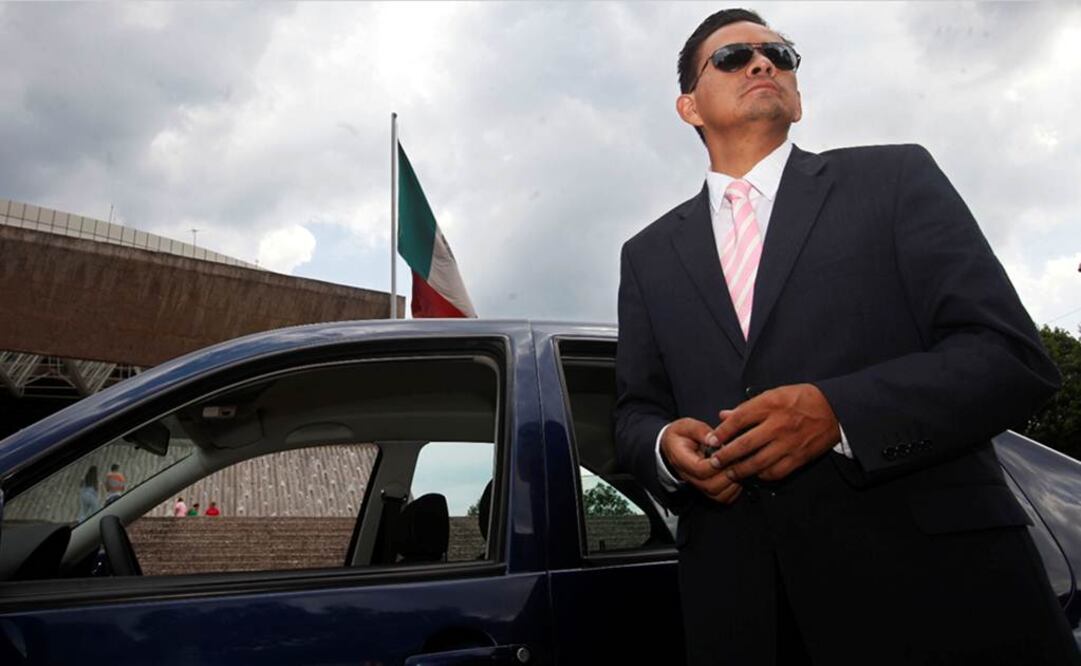 El titular de Semovi y el subsecretario de Gobierno, Juan José García Ochoa, indicaron que la ilegalidad se encuentra en quienes prestan el servicio sin concesión (Foto: Juan Carlos Reyes/EL UNIVERSAL)