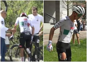 Isaac del Toro sufrió un desgarro muscular en el muslo derecho tras retirarse de la Itzulia