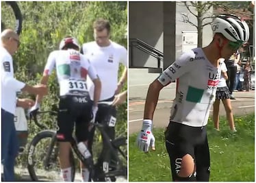 Isaac del Toro sufrió un desgarro muscular en el muslo derecho tras retirarse de la Itzulia