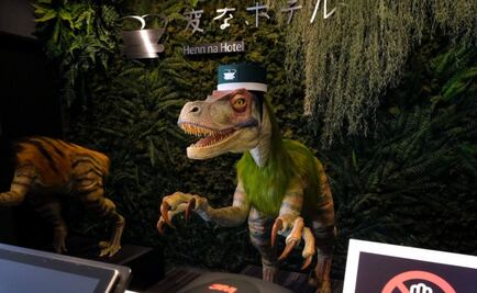 El hotel de Japón donde los recepcionistas son robots dinosaurios