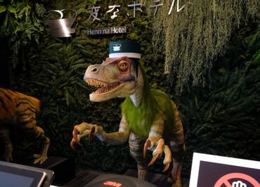 El hotel de Japón donde los recepcionistas son robots dinosaurios