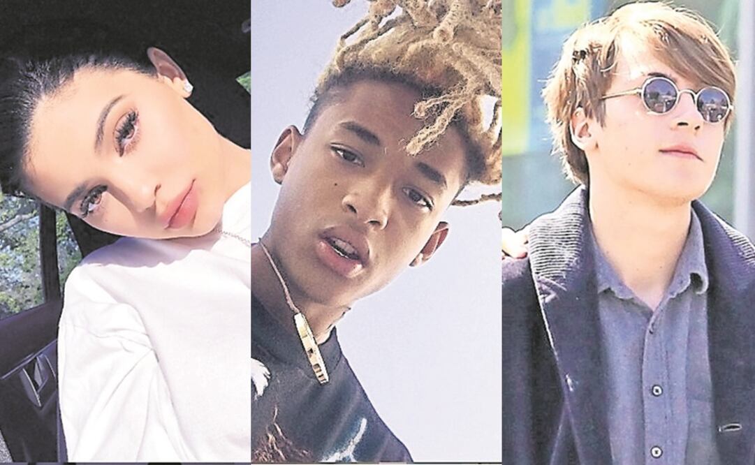 Kylie Jenner, Jaden Smith e Indio Downey. (FOTOS: INSTAGRAM)