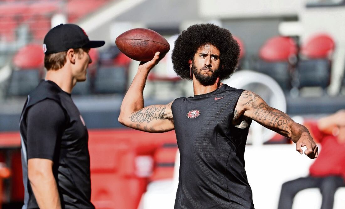 En la fotografía: Colin Kaepernick (FOTO: MARCIO JOSÉ SÁNCHEZ. AP)