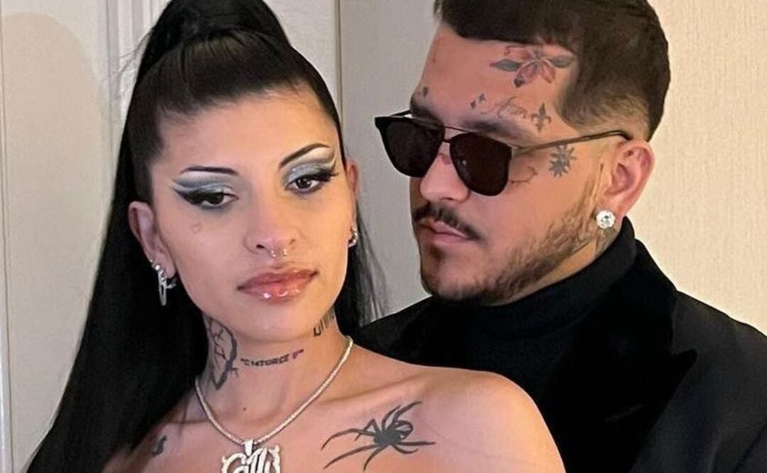 Cazzu y Christian Nodal. Foto: Twitter @cazzudataof