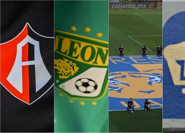 Los semifinalistas juntan 23 títulos en la Liga MX