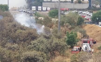 Controlan incendio en la colonia Fuentes del Pedregal