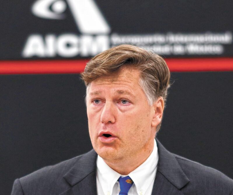 El embajador de Estados Unidos en México, Christopher Landau, llamó al diálogo a México y Canadá para cuidar la economía de la región. ARCHIVO EL UNIVERSAL