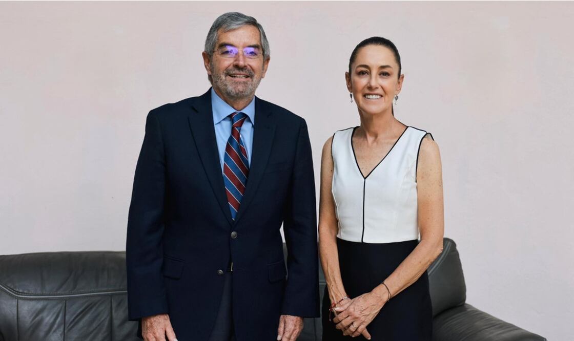 Juan Ramón de la Fuente y Claudia Sheinbaum. Foto: Especial