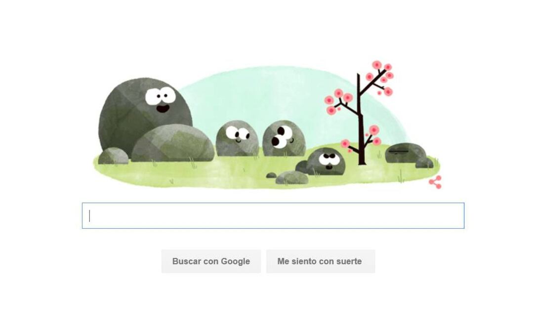 Florece primavera en Google