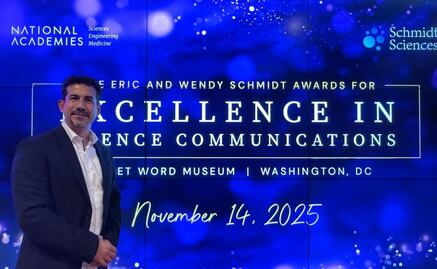 Academia de Ciencias de EU premia a Iván Carrillo, colaborador de EL UNIVERSAL; reconoce cobertura de medio ambiente