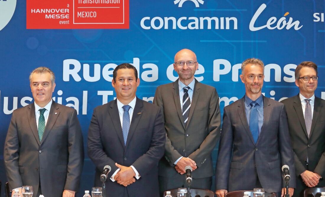 Al presentar la Feria Hannover México, que se realizará en Guanajuato, se dijo que se espera una derrama económica de 400 millones de pesos. Foto: GERMÁN ESPINOSA. EL UNIVERSAL