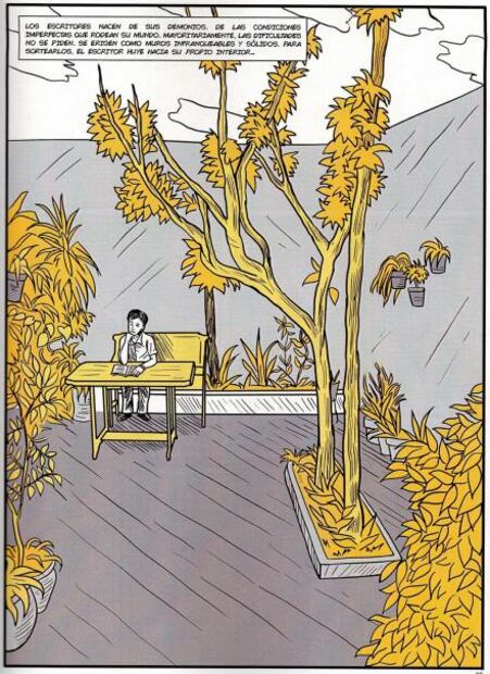 Mario Vargas Llosa protagoniza su propia historia en cómic