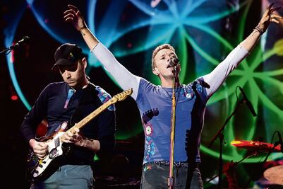 Coldplay le pone color a su gira en EU