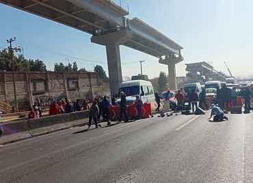 Después de casi 5 horas de bloqueo en autopista México-Puebla manifestantes liberan la circulación