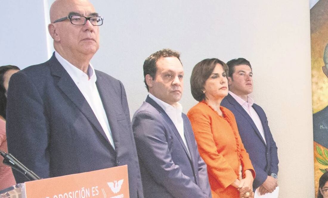 Respaldo. Dante Delgado y Patricia Mercado, entre otros legisladores de MC, mandaron el mensaje de apoyo a López Obrador (ARCHIVO EL UNIVERSAL)