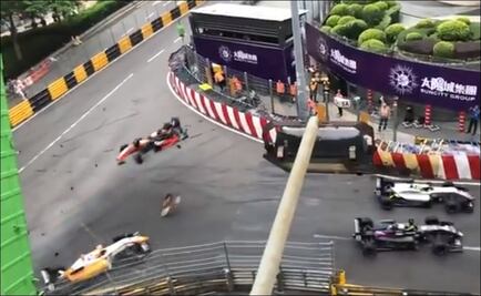 Aterrador accidente en la Fórmula 3 en Macao