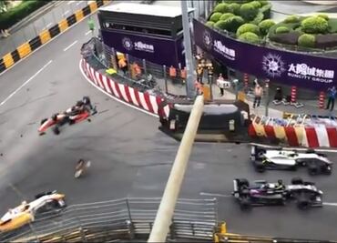 Aterrador accidente en la Fórmula 3 en Macao