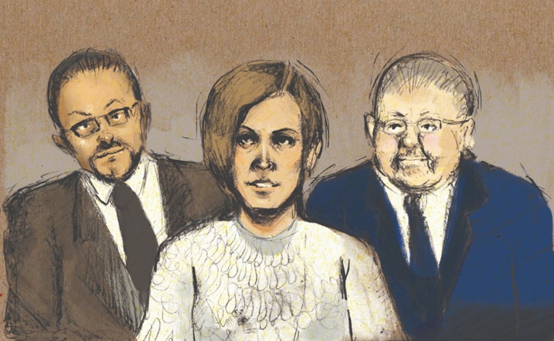 Rosario Robles comparece por estafa maestra. Ilustración: Dante de la Vega / EL UNIVERSAL 