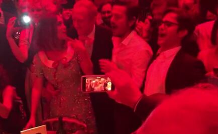 Salma, Gael y Luna cantan en Cannes a ritmo de mariachi