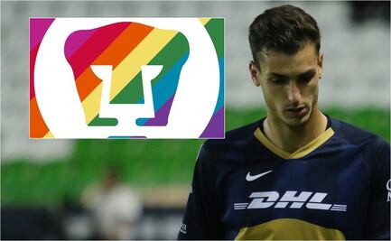 Pumas cambia los colores de su escudo, por los de la bandera LGBT