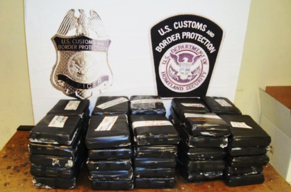 Seized drugs at the northern border – Photo: Gaston Monge/EL UNIVERSAL