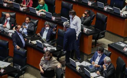 El Senado con cubrebocas; la votación de la Ley de Amnistía en fotos