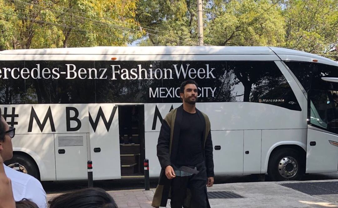 Gonzalo García Vivanco modeló para la firma. (Fotos: Gabriela Mares y El Universal) 