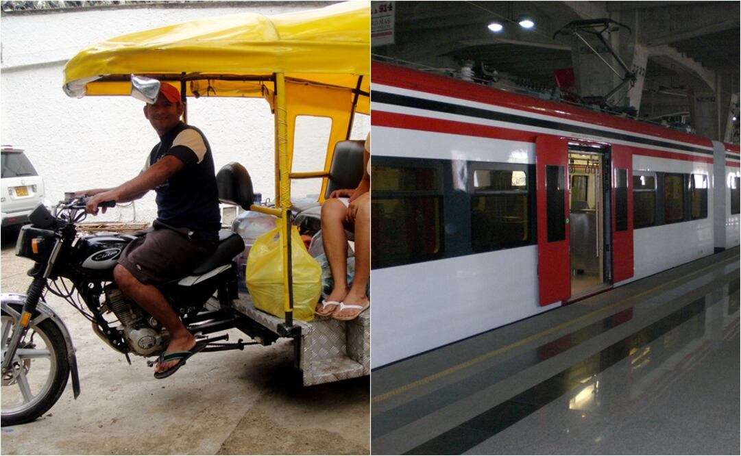  El mototaxi realiza más viajes que el suburbano. (Fotos: Pixabay)