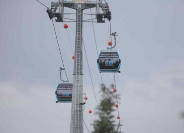En medio de música y aplausos, AMLO, Sheinbaum y Batres inauguran Línea 3 del Cablebús