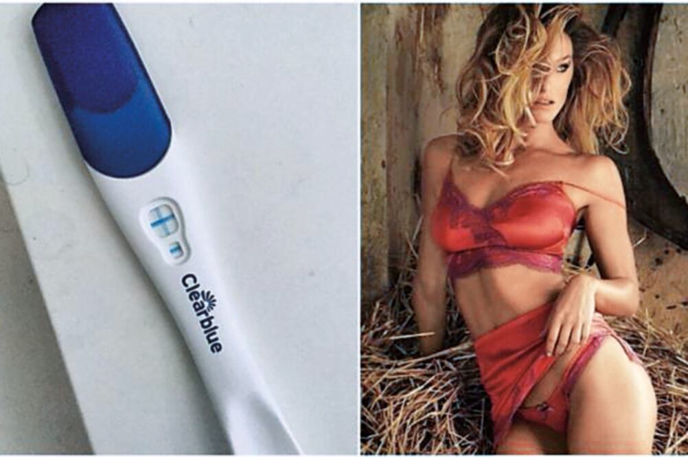 La fotografía que compartió fue la de una prueba de embarazo positiva (@BARRAFAELI.)