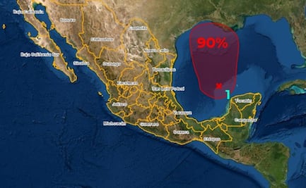 SMN prevé formación de ciclón frente a costas de Tabasco, Campeche y Yucatán