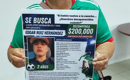 "El balón vuelve a la cancha, ¿nuestros desaparecidos cuándo?"; colectivo de Ciudad Juárez se suma a acciones a nivel nacional