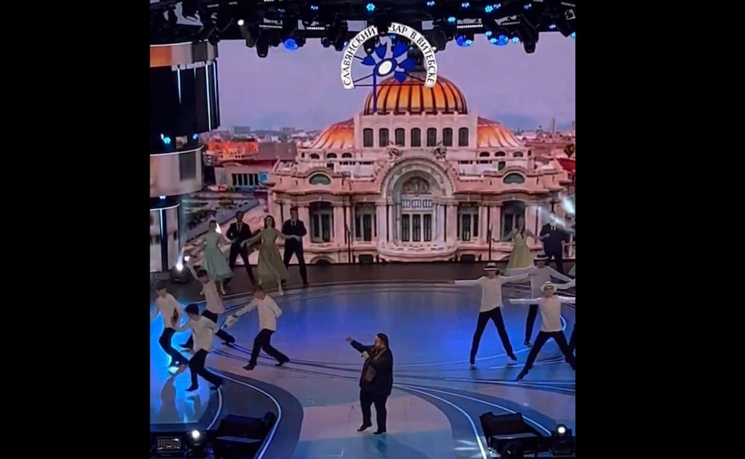 Rodrigo de la Cadena en festival de la música en Rusia y Bielorrusia. Foto: Captura