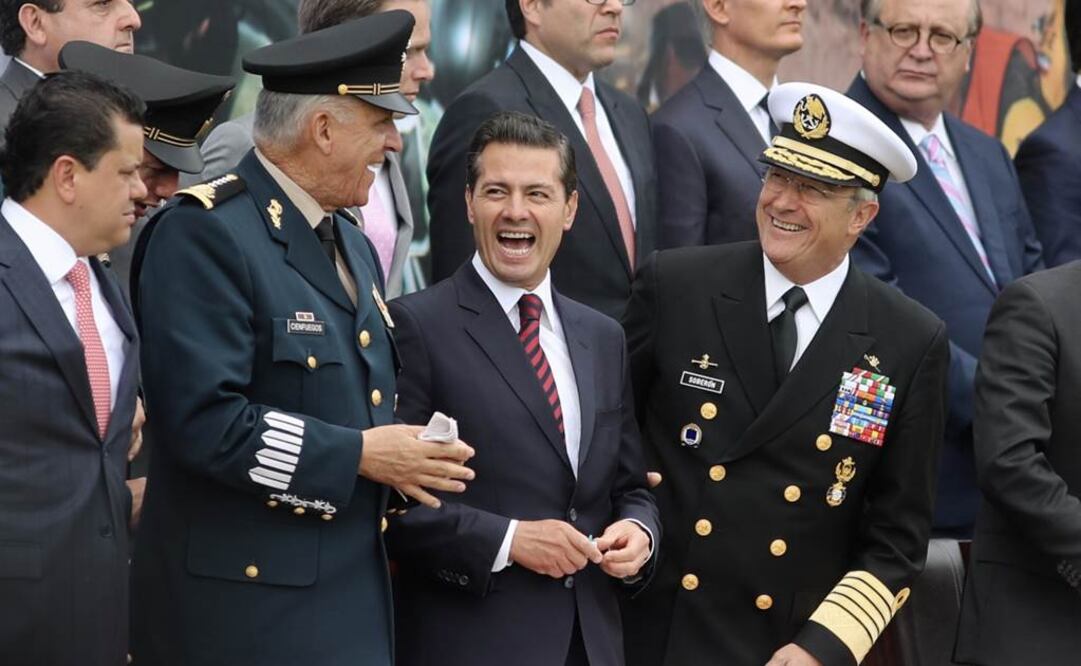 El presidente Enrique Peña Nieto durante la ceremonia por el Día del Ejército (Foto: Lucía Godínez / EL UNIVERSAL)