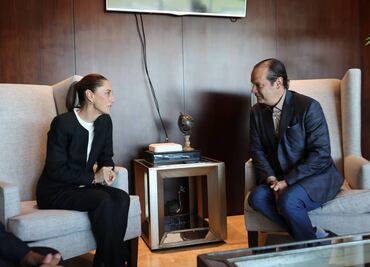 Claudia Sheinbaum se reúne con canciller de Panamá; recibe a la Presidenta en Aeropuerto Internacional de Tocumen