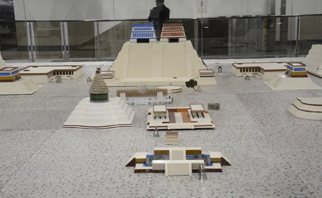Diego Prieto, Director General del INAH, dijo que la estación Zócalo del metro tiene la maqueta más actual que existe en el mundo de lo que fue el recinto ceremonial de México Tenochtitlán. Foto: Johana Robles