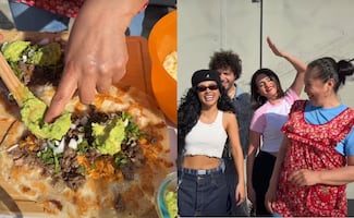 Selena Gomez, Benny Blanco y Becky G caen ante el sabor de los burritos al estilo mexicano