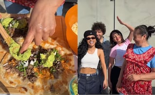 Selena Gomez, Benny Blanco y Becky G caen ante el sabor de los burritos al estilo mexicano