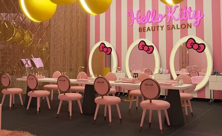Así es el salón de belleza de Hello Kitty en México