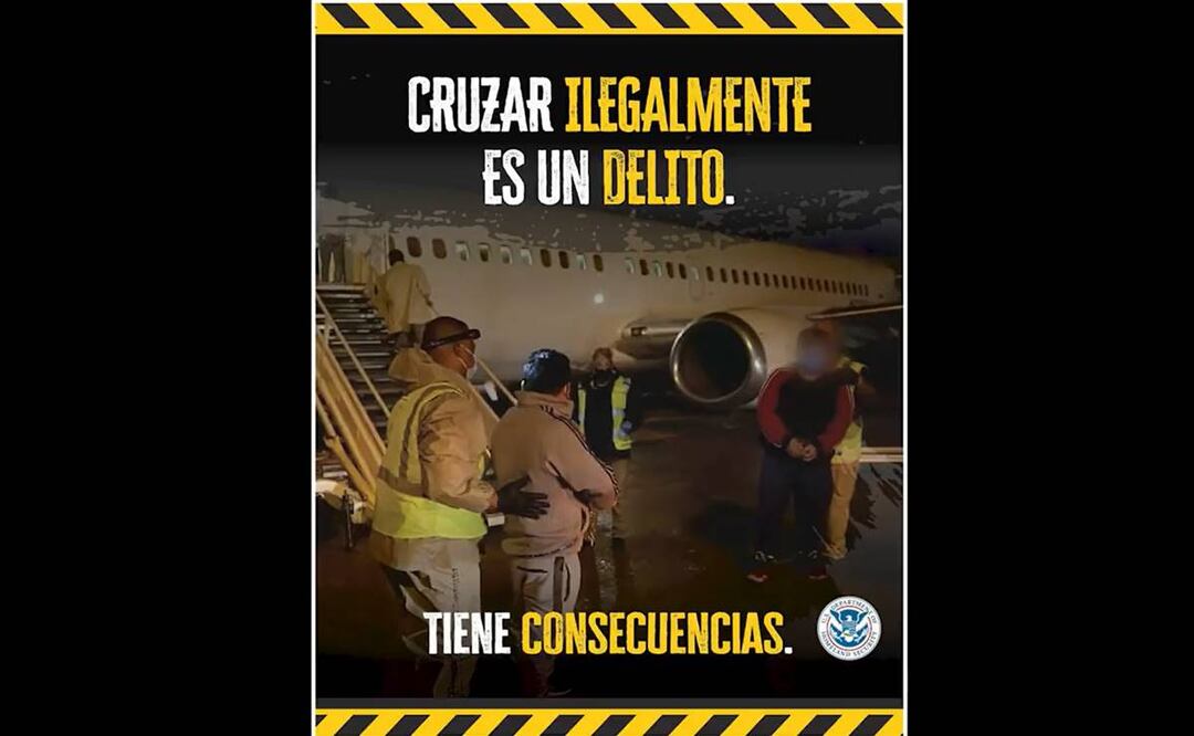 Estados Unidos lanzó una campaña para disuadir a los migrantes de entrar a ese país de forma irregular ante el fin del Título 42. Foto Tomada de video: Homeland Security
@DHSgov