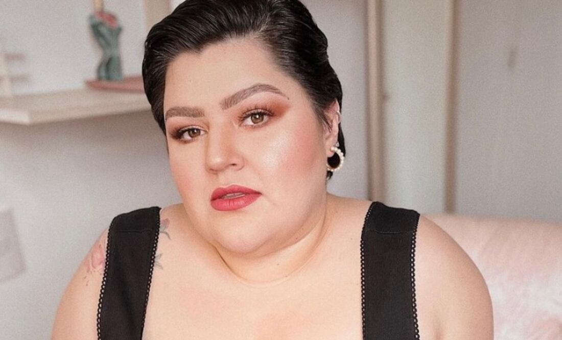 Priscila Arias, La Fatshionista, nos muestra cómo llevar de manera elegante un top de encaje tipo lencería. Foto: Instagram @lafatshionista