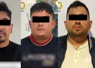 Detienen a 3 hombres por presunto robo a casa habitación en la GAM; recuperan laptops, relojes, anillos y herramientas
