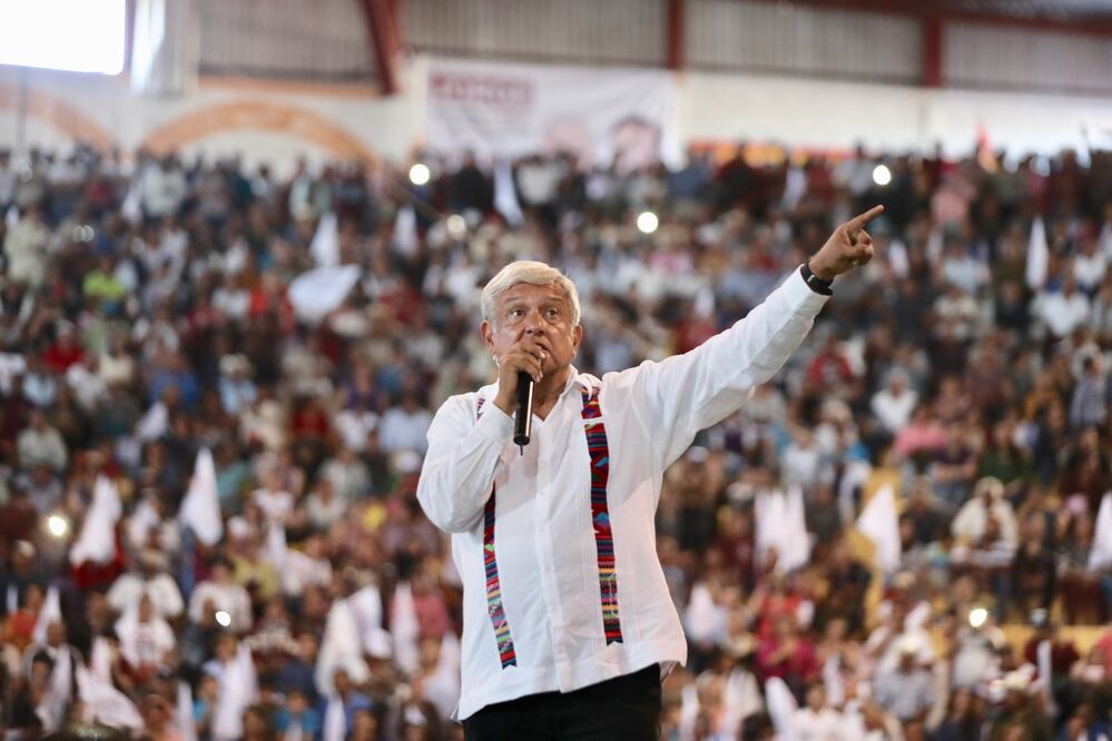 En la foto: Andrés Manuel López Obrador, candidato presidencial por Morena (ARCHIVO. EL UINIVERSAL)