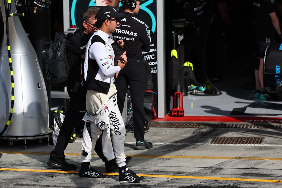 Sergio Pérez con Cadillac, durante el Gran Premio de Italia - Foto: AP