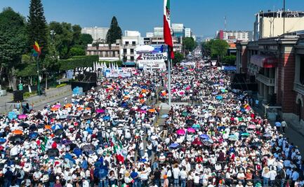 Delfina Gómez reúne a 75 mil personas en Tlalnepantla; respaldan a Sheinbaum en informe por aniversario de su triunfo