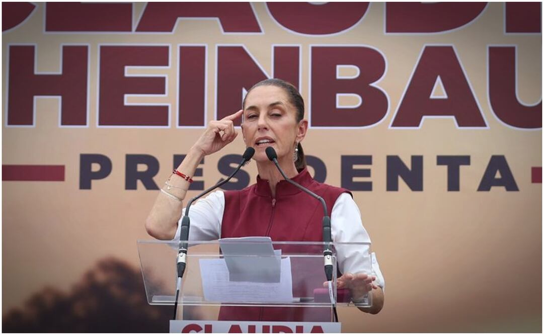 Claudia Sheinbaum en Altamira, Tamaulipas. Foto: Diego Simón/EL UNIVERSAL