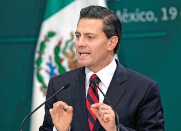 Todo listo en Palacio Nacional para mensaje de EPN sobre Sexto Informe