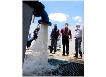Rehabilitan pozo de agua para combatir escasez en Cuauhtémoc, Ecatepec