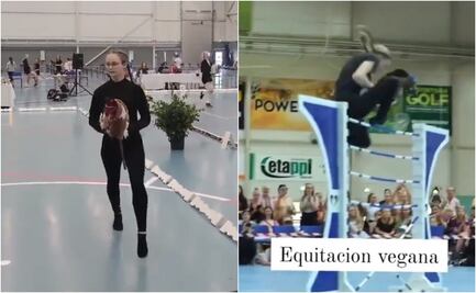 VIDEO: Concurso de "equitación vegana" causa furor en TikTok