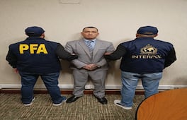 Detienen en Argentina a mexicano buscado en EU por narcotráfico; Rodolfo Junior Aguirre cuenta con pedido de captura de Interpol